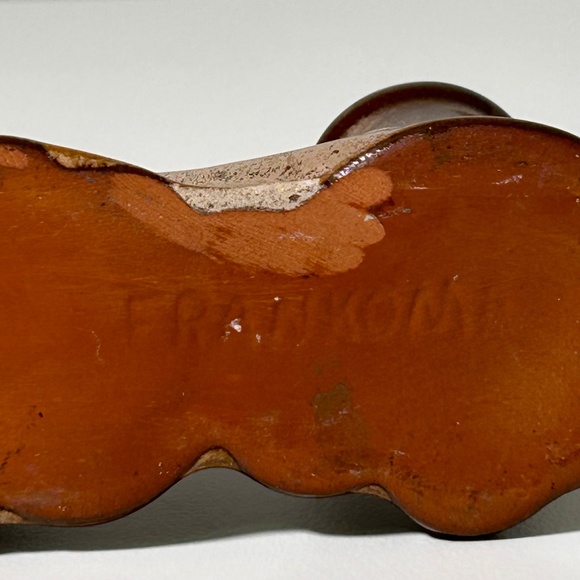 Vintage 50s 60s Frankoma Pottery # 304 Pair of Double Candle Holders - Picture 12 of 12